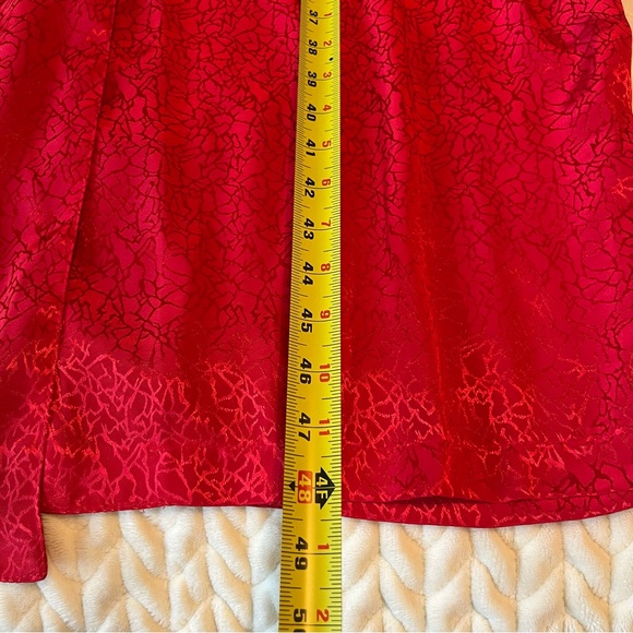 Frederick’s of Hollywood Vintage Red Satin Wrap Robe - Women Intimates Medium - Picture 9 of 12